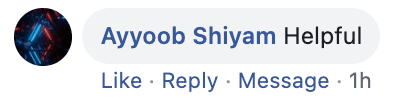 Ayyoob Shiyam testimonial